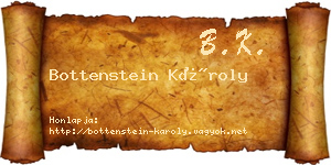 Bottenstein Károly névjegykártya